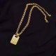 Gold Street Letter Chains Necklaces