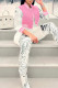 Pink Casual Street Solid Embroidered Patchwork Buckle Outerwear