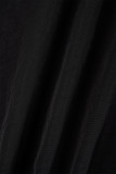 Purple Casual Solid Patchwork Draw String Pocket Buckle Turndown Collar Long Sleeve Two Pieces