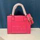 Rose Red Simplicity Letter Patchwork Bags