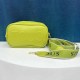 Fruit Green Simplicity Letter Zipper Bags