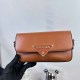Brown Simplicity Letter Patchwork Bags