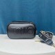 Black Simplicity Letter Zipper Bags