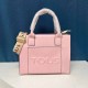 Pink Simplicity Letter Patchwork Bags
