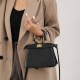 Black Casual Simplicity Solid Patchwork Bags