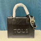Black Simplicity Letter Patchwork Bags
