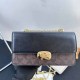 Coffee Street Simplicity Letter Patchwork Chains Bags
