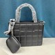 Black Simplicity Letter Patchwork Bags