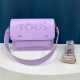 Purple Street Simplicity Letter Patchwork Bags