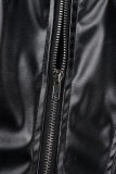 Black Sexy Casual Solid Backless Halter Tops