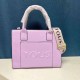 Purple Simplicity Letter Patchwork Bags