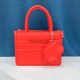 Red Simplicity Letter Patchwork Bags
