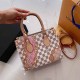 Khaki Street Letter Patchwork Bags(Without Box)