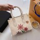 White Street Letter Patchwork Bags(Without Box)