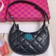 Black Street Simplicity Letter Patchwork Bags
