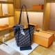Black Gray Street Letter Patchwork Bags