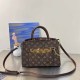Coffee Street Elegant Letter Patchwork Bags