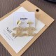 Gold Elegant Simplicity Butterfly Pearl Rhinestone Earrings