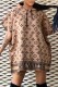 Khaki Sexy Street Print Letter Hooded Collar Straight Dresses