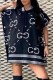 Black Sexy Street Print Letter Hooded Collar Straight Dresses