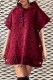 Red Sexy Street Print Letter Hooded Collar Straight Dresses