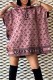 Pink Sexy Street Print Letter Hooded Collar Straight Dresses