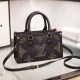 Black Street Simplicity Letter Patchwork Bags