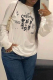 White Street Daily Print Patchwork O Neck Tops