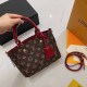 Red Celebrities Elegant Letter Patchwork Bags