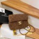 Brown Casual Simplicity Letter Patchwork Bags