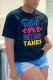 Black Casual Daily Print Patchwork Letter O Neck T-Shirts