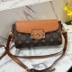 Brown Street Elegant Letter Patchwork Bags