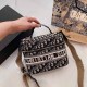 Black Celebrities Elegant Letter Patchwork Zipper Bags(Without Box)