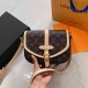 Khaki Street Letter Patchwork Bags