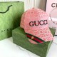 Pink Street Letter Embroidered Hat