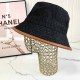 Black Street Simplicity Letter Patchwork Hat