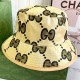 Yellow Street Simplicity Letter Patchwork Hat