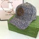Blue Street Simplicity Figure Letter Patchwork Hat