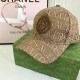 Khaki Street Simplicity Figure Letter Patchwork Hat