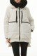 Cream White Casual Solid Patchwork Hooded Collar Outerwear