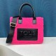 Rose Red Street Simplicity Letter Patchwork Bags