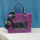 Purple Street Simplicity Letter Patchwork Bags