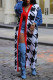 Black White Casual Street Patchwork Cardigan Collar Outerwear