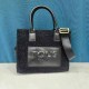 Black Street Simplicity Letter Patchwork Bags