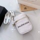 White Street Simplicity Letter Patchwork Zipper Bags