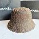 Brown Street Letter Patchwork Hat