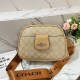 Khaki Street Simplicity Letter Geometric Patchwork Bags