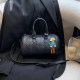 Black Street Letter Patchwork Bags