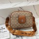 Brown Street Simplicity Letter Geometric Patchwork Bags