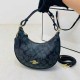 Black Gray Street Simplicity Letter Geometric Zipper Bags